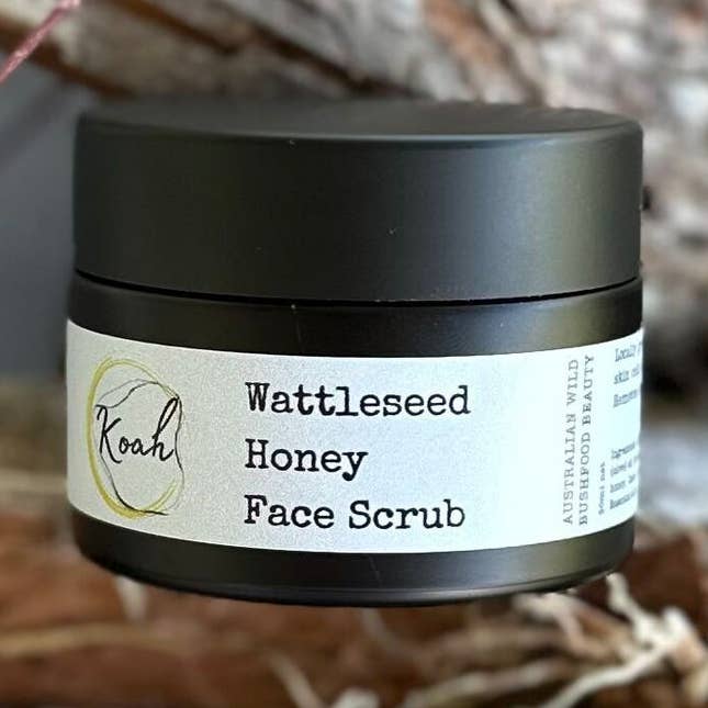 Wattleseed & Honey Gesichtspeeling für den Großhandel von Koah Bush Beauty