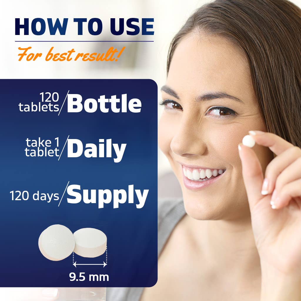 Vitamatic – wholesale Oralt tillskott/Vitamin – Vitamatic Biotin 20 000 mcg med keratin | 120 veg tabletter2