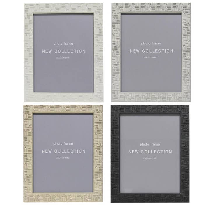 LOTTA CADRE SCULPTÉ 8X10", 4 Couleurs Assorties, pour la vente par Truu Design