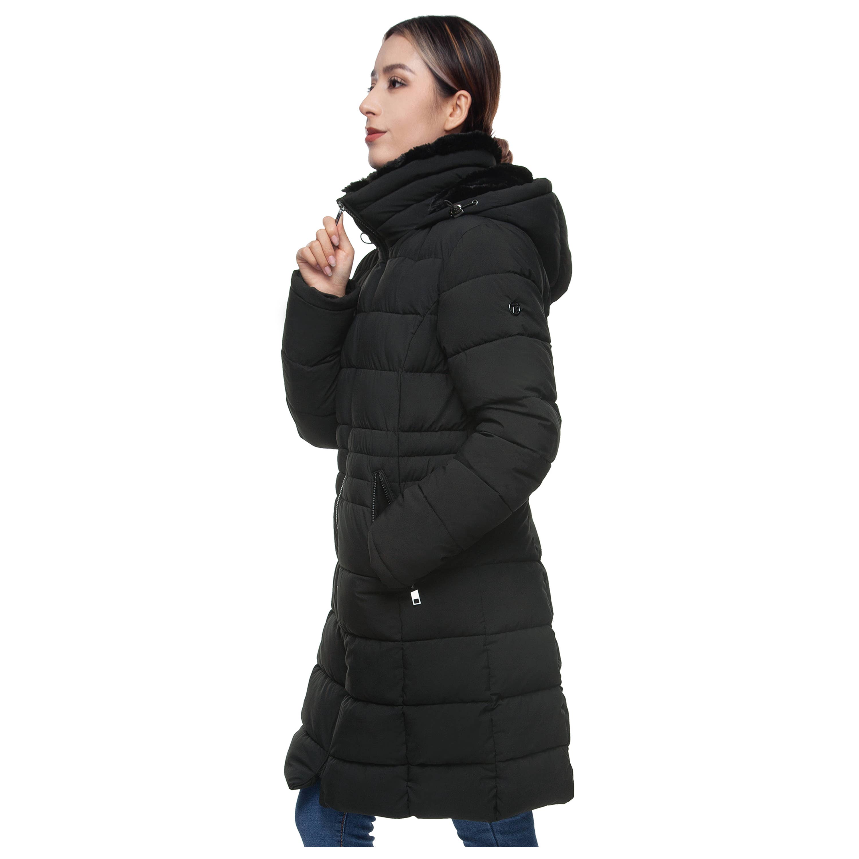 Rokka & Rolla - Wholesale Coat - Women's - Women's Heavy Long Winter Coat Parka Jacket19