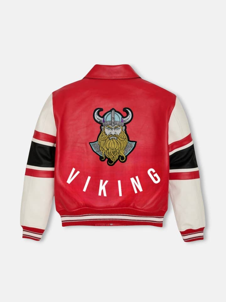 Kardinal Viking Jacke aus veganem Leder für den Großhandel von Wleti