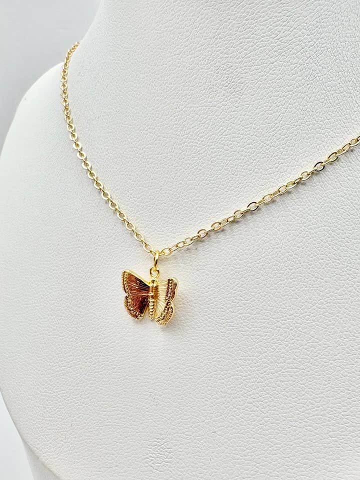 Butterfly Charm Necklace For Kids for wholesale by Candi Co Jewellery
