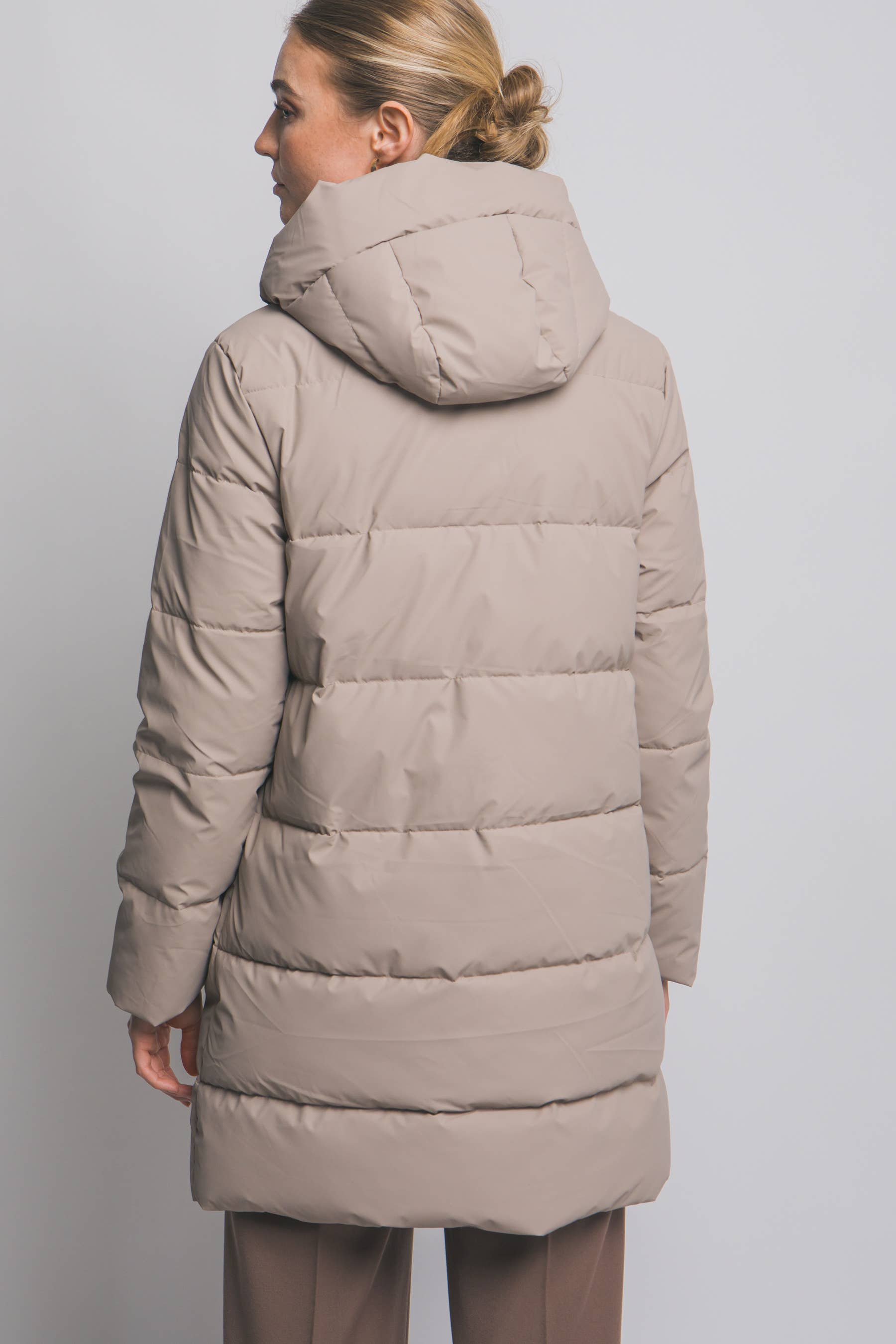 42POPS - Wholesale Outerwear Vest - Women's - ,...._ Hooded Long Quilted Puffer Coat10