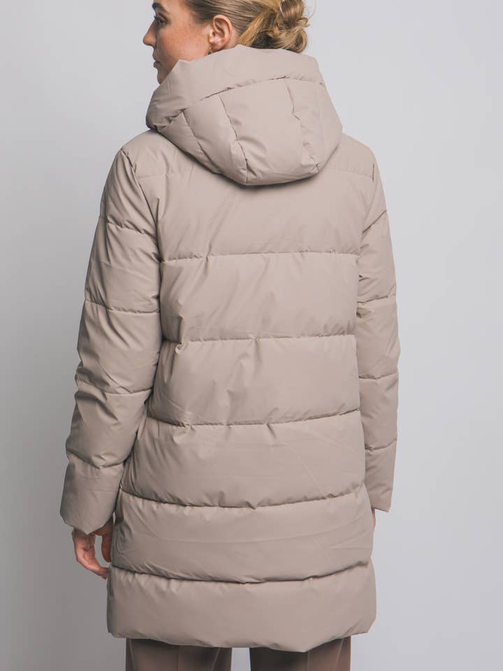 42POPS - Wholesale Outerwear Vest - Women's - ,...._ Hooded Long Quilted Puffer Coat10