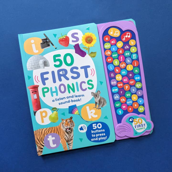 50 Button Photo Sound Book - First Phonic for wholesale by Robert Frederick Ltd