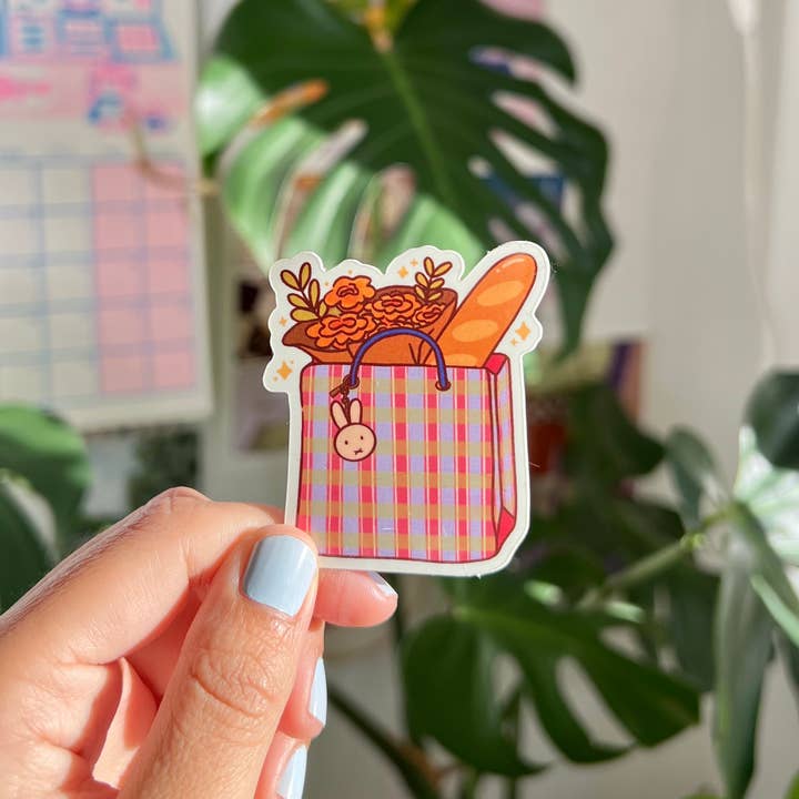 Marlene Vega Studio - Wholesale Sticker - Bolsa de Mercado (Mexican tote bag) Sticker