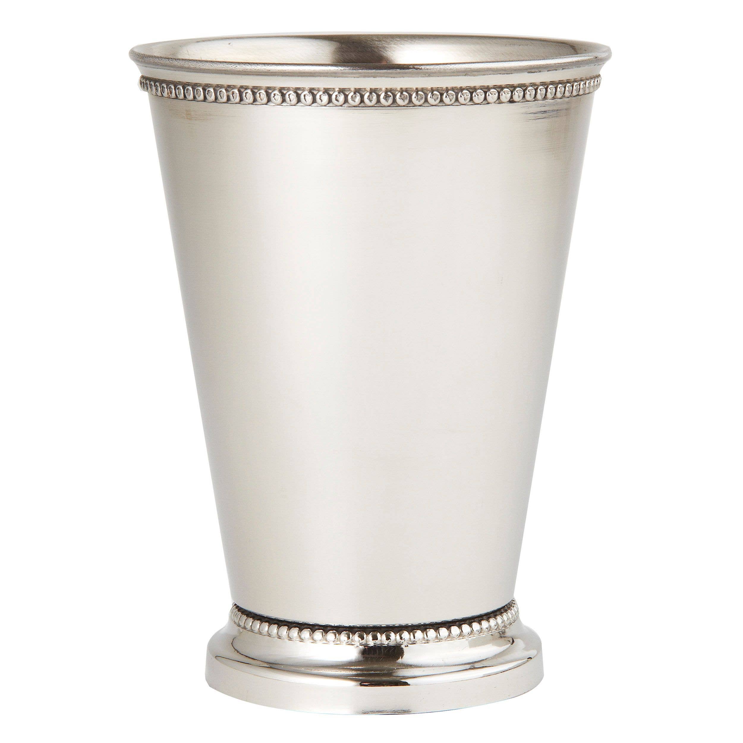 Elegance - Wholesale Cocktail/Liquor Glass - Beaded Mint Julep Cup, 4.5", SS0