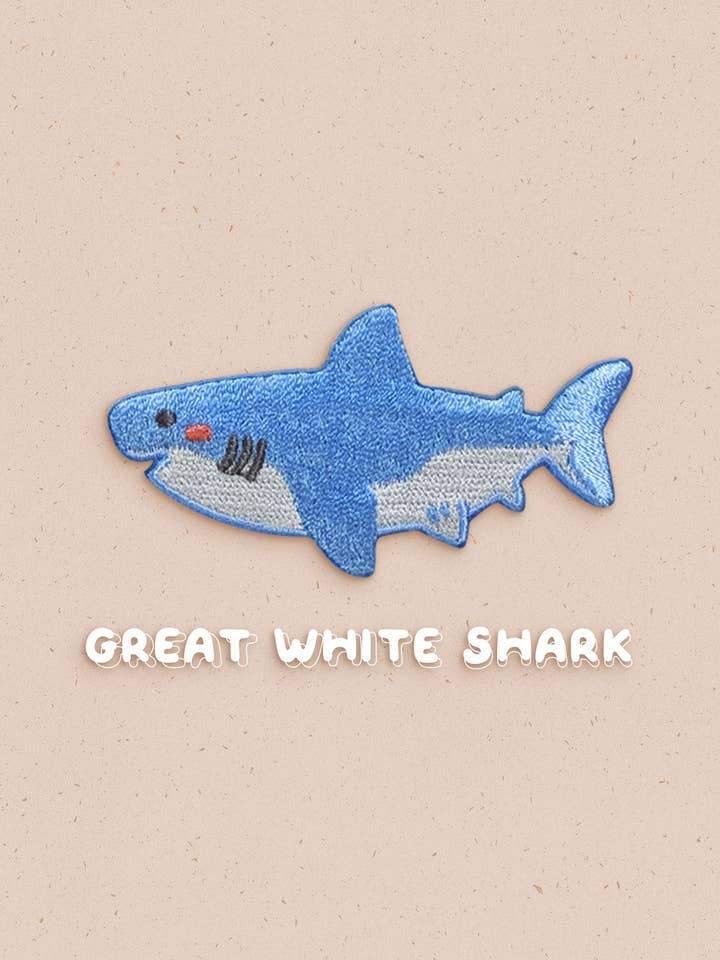Shark Broderi Pin for engroshandel hos Ivycdraws