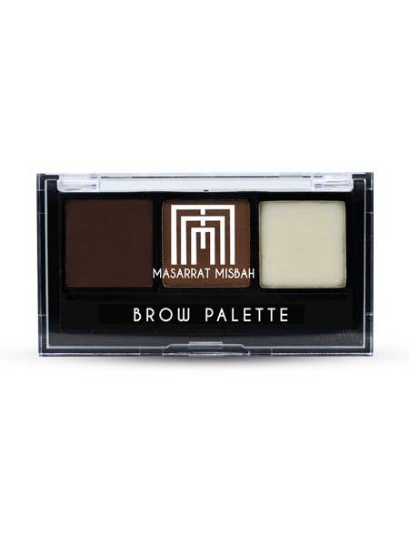 Masarrat Misbah Brow Palette - Medium 1.35g Wax 2.8g Shades for wholesale by Masarrat Makeup