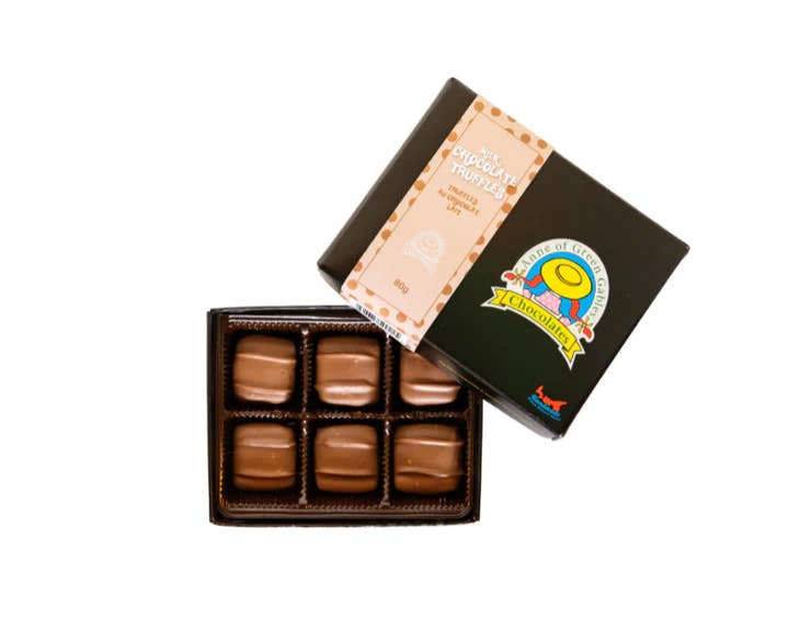 Anne of Green Gables Chocolates - Vente Boîtes de chocolats - Truffe au chocolat au lait en boîte (6 pièces)