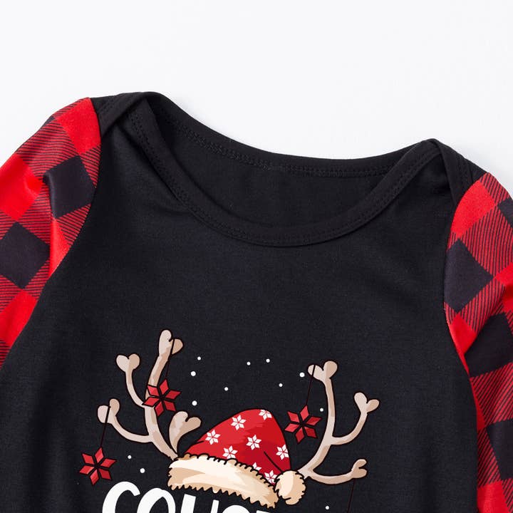 PatPat Matching - Wholesale Sleepwear Set - Unisex - Family Matching Cousin Crew Buffalo Plaid Christmas Pajamas3