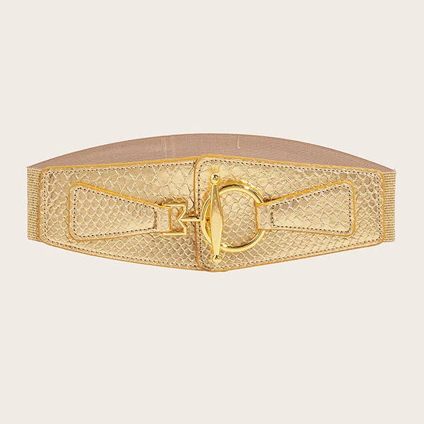 Plush Looks - Wholesale Belt - Women's - Elasticity Shiny Split-Joint Belts3