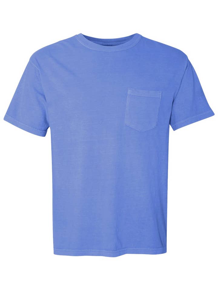 MYES BULK APPAREL - Wholesale T-Shirt - Unisex - Comfort Colors Heavyweight Pocket 100% ring-spun cotton Tee25