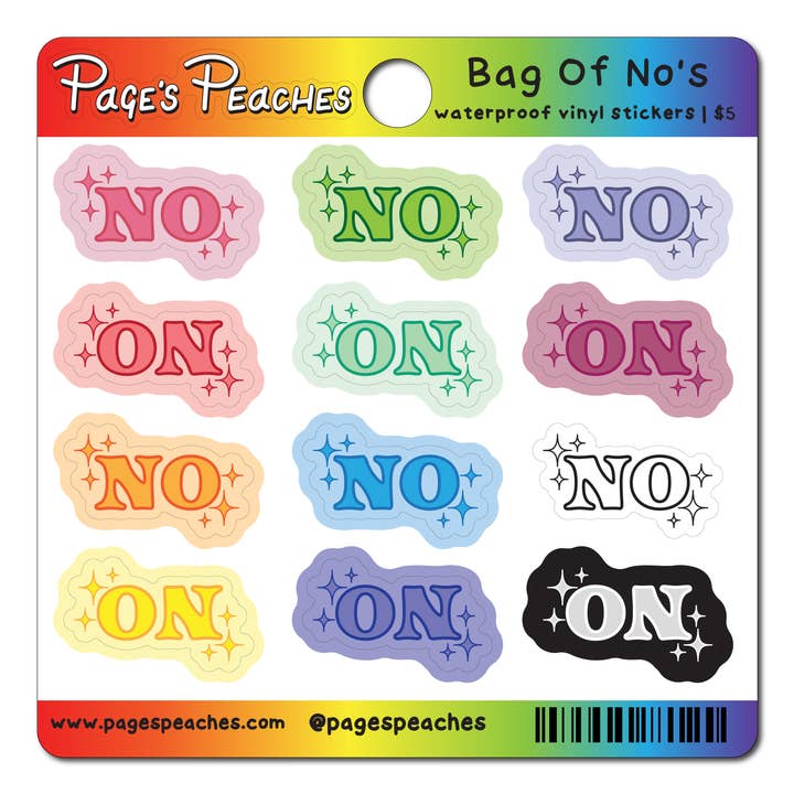 Sacco di No per la vendita all'ingrosso da parte di Page's Peaches