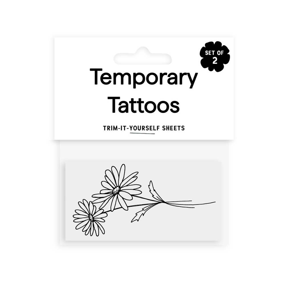 Saint Tattoos - Vendita all'ingrosso Tatuaggi temporanei - April Birth Flower - Tatuaggi temporanei con2