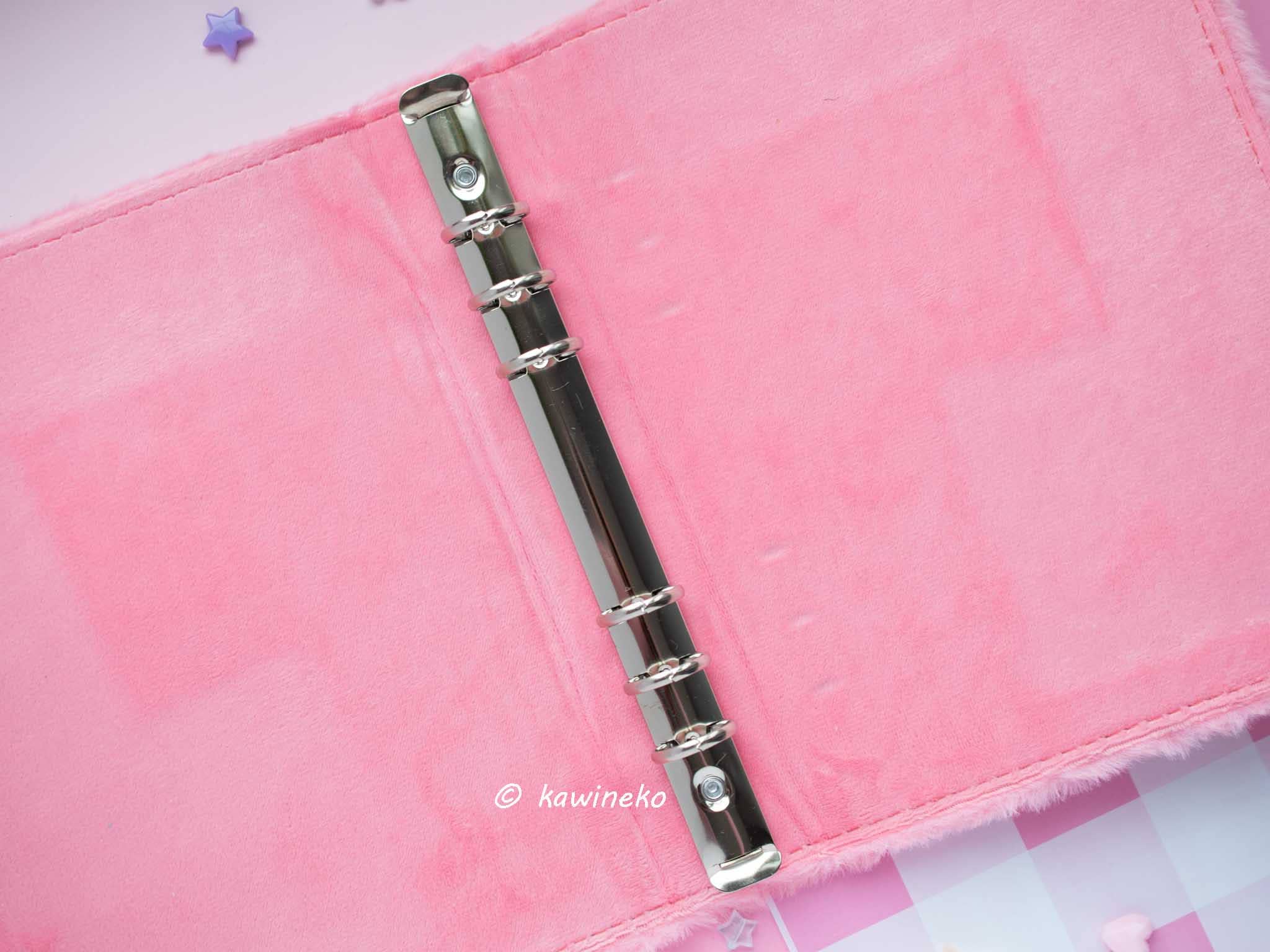 Kawineko - Wholesale Binder - cute plush A5 binder with inserts can fit 80 photocards5
