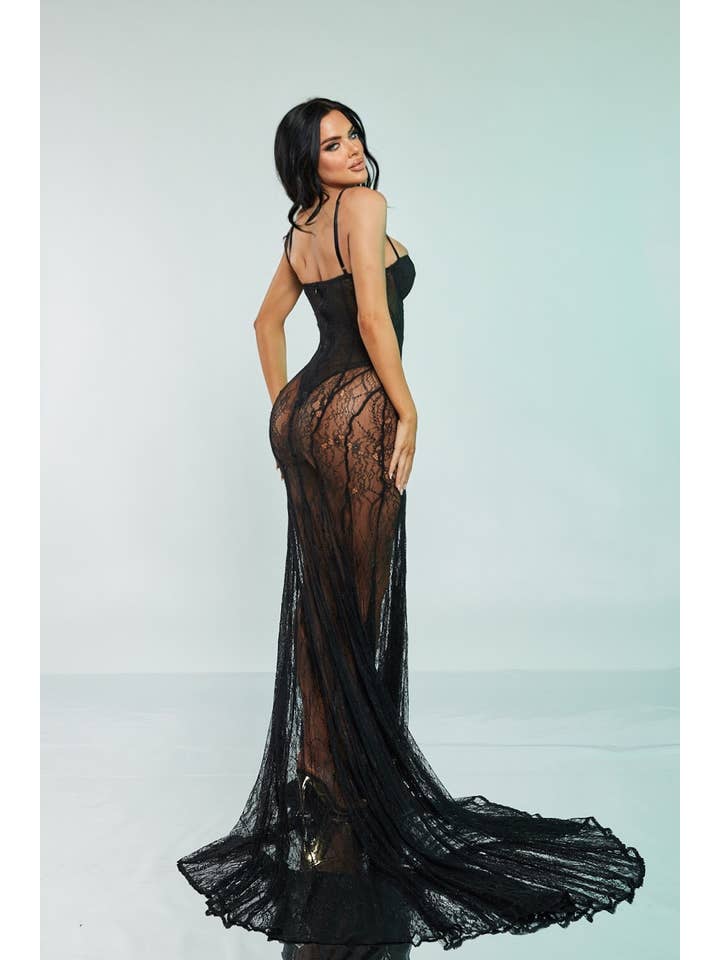 WFFS - Wholesale Gown - Women's - Lace Maxi Formal Dress
