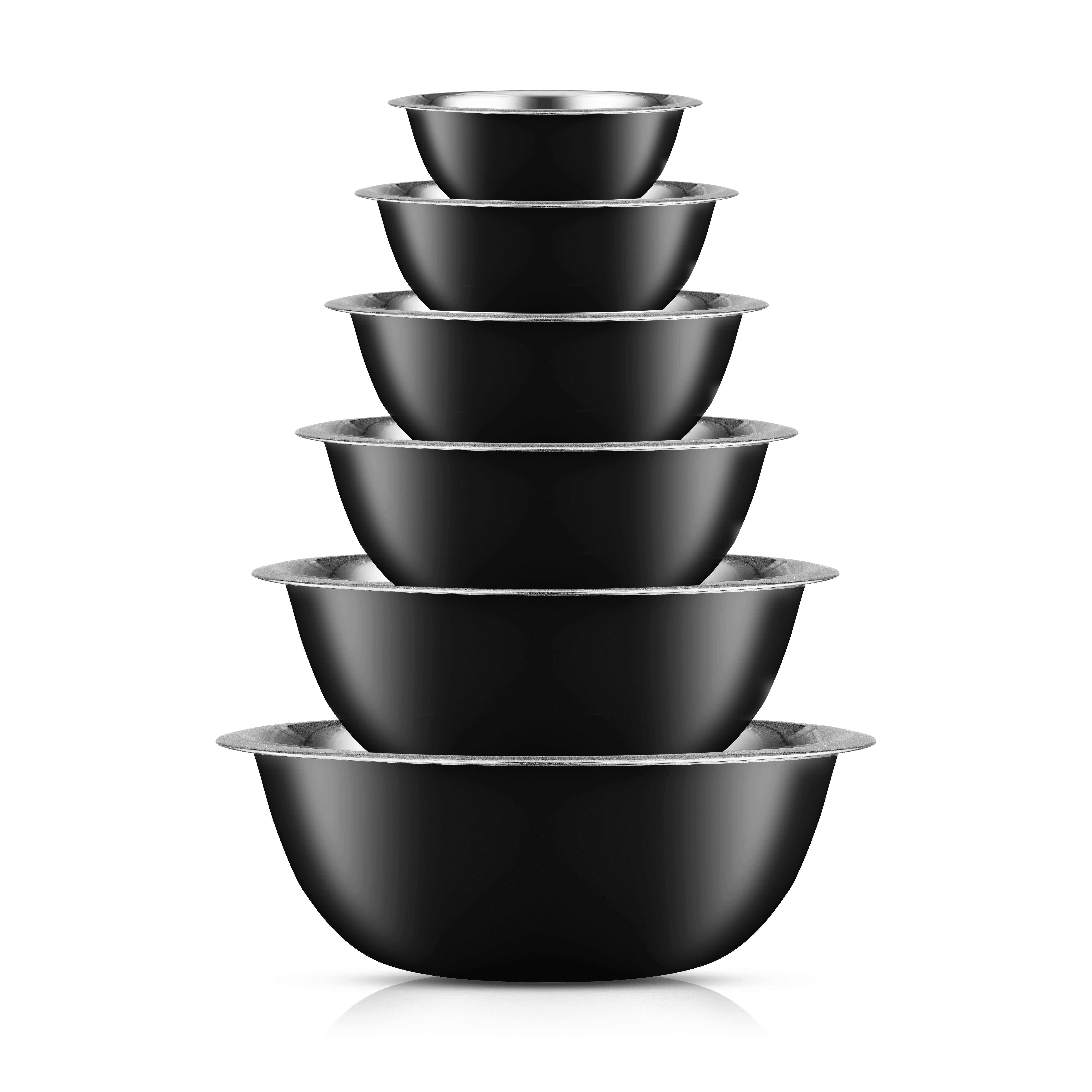 JoyJolt - Wholesale Mixing Bowl - Stainless Steel Kitchen Mixing Bowls Set - 6 Pieces3