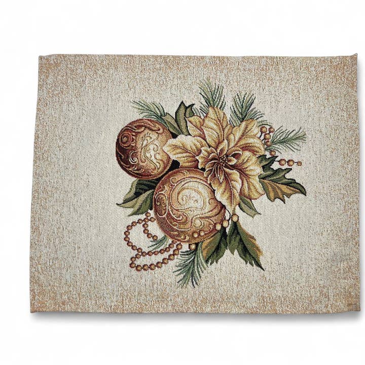 Table Set GOLDEN LIGHT, Gobelin Jacquard, gold lurex for wholesale by Hesta