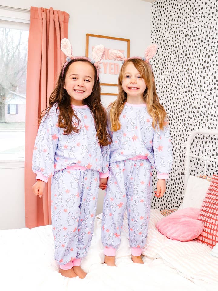 Bunny Lounge Set for wholesale by Fancy Shmancy Baby