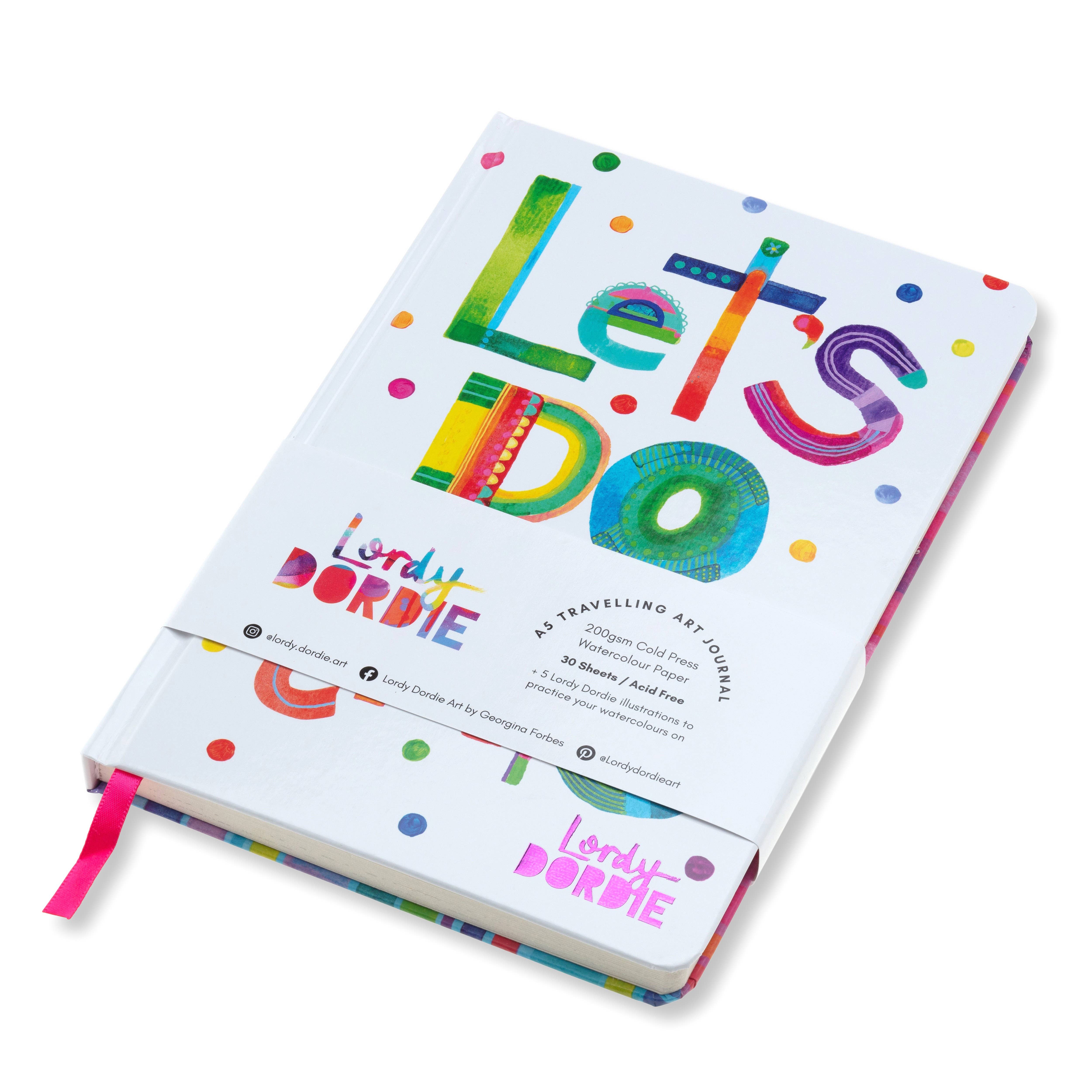 Lordy Dordie – wholesale Sketchbook/sketchpad – Let's Do This Visual Art Diary / Journal | A51
