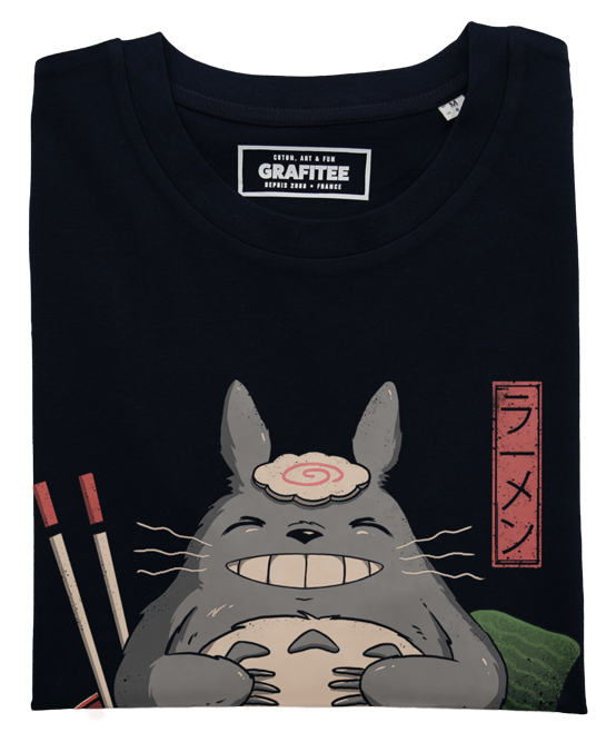 Black Totoro Ramen T-Shirt - Food and Anime Japan T-Shirt for wholesale on Faire1