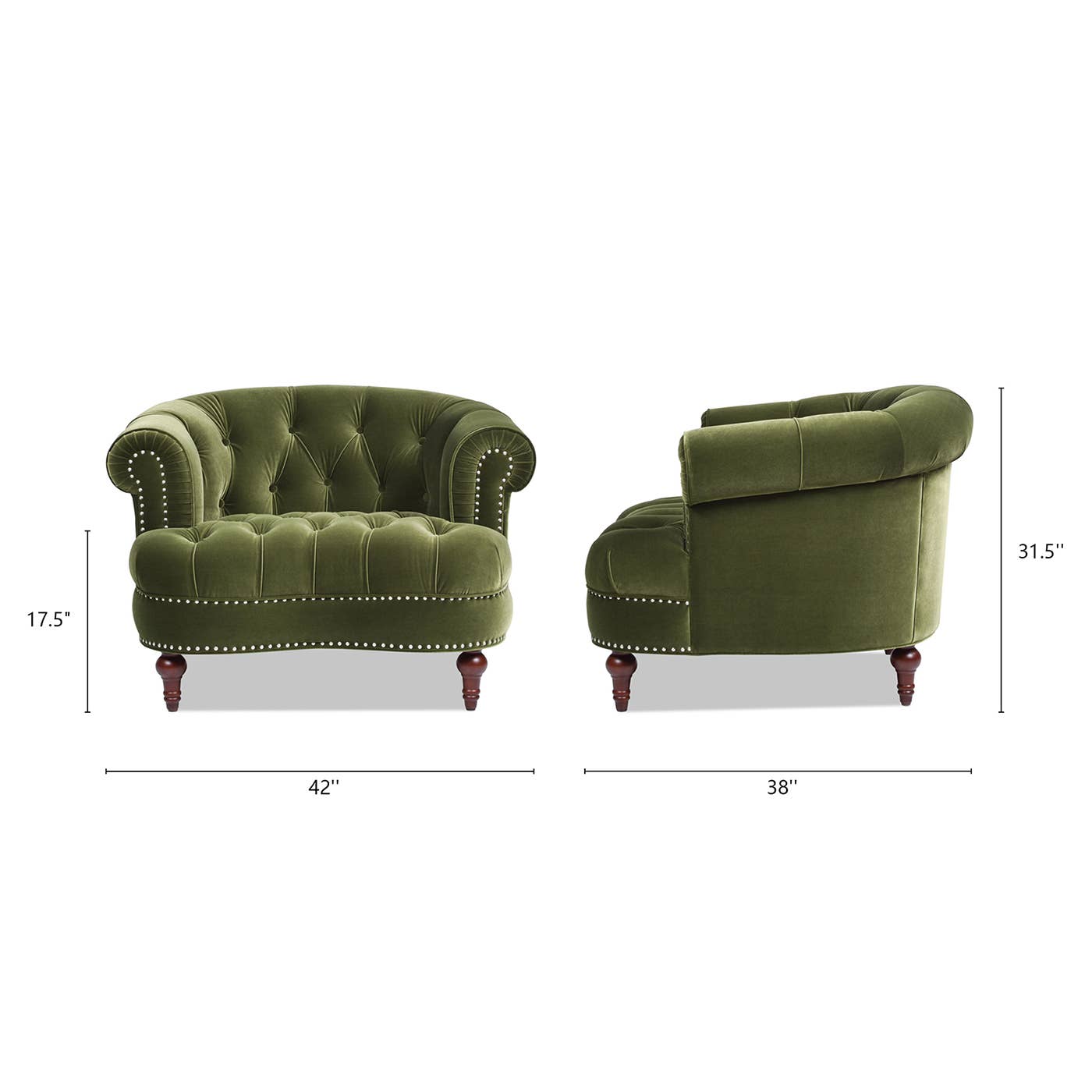 Jennifer Taylor Home - Wholesale Sofa - La Rosa Victorian Chesterfield Accent Seating Collection25