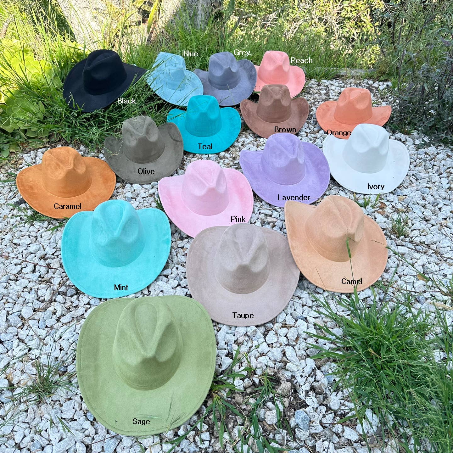 Bella Betty - Wholesale Cowboy Hat - Women's - Best seller Vegan Suede Cowboy hat stiff flat brim18