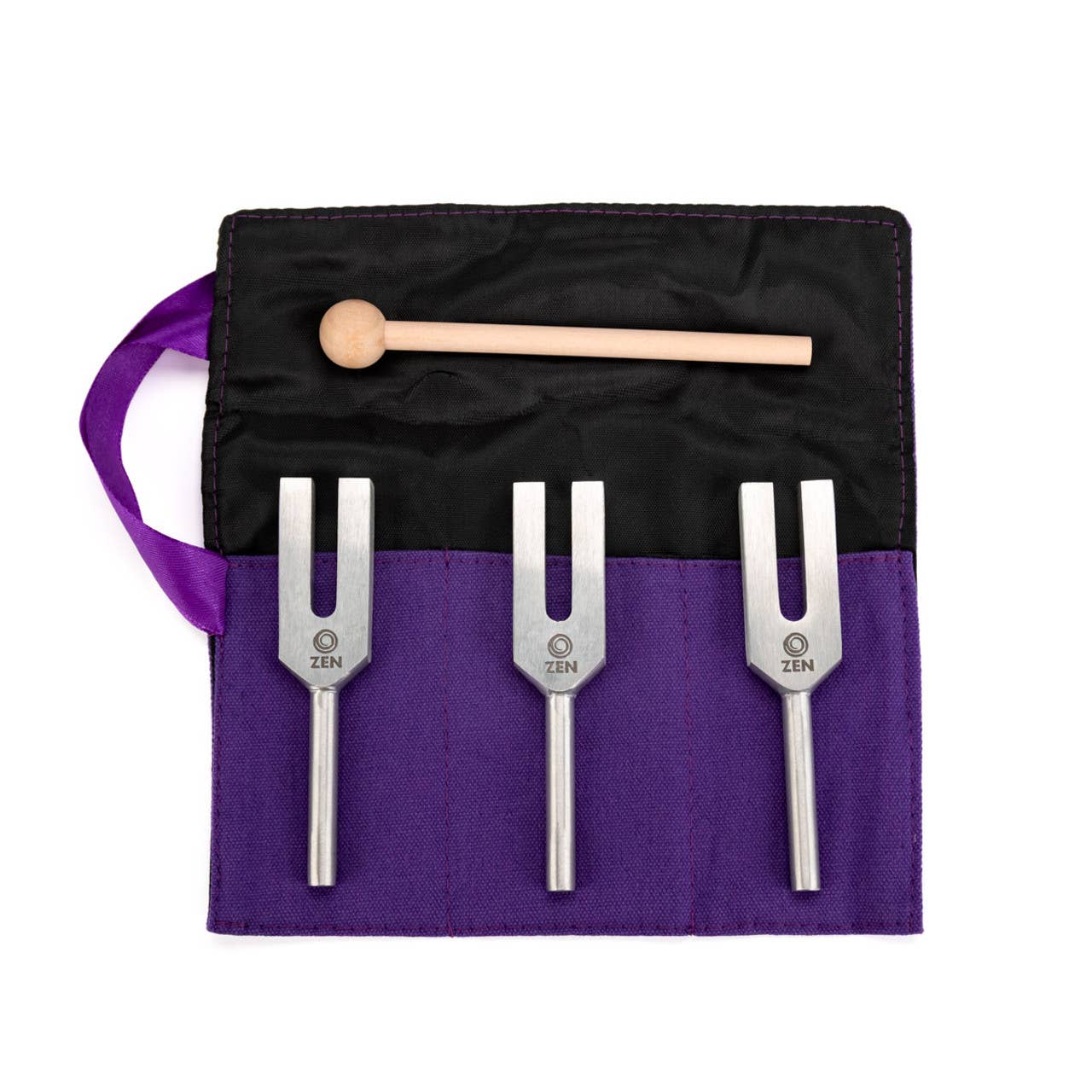 HK Higher Knowing - Vente Accessoire de méditation - Ensemble de 3 diapasons d'ascension céleste Zen3