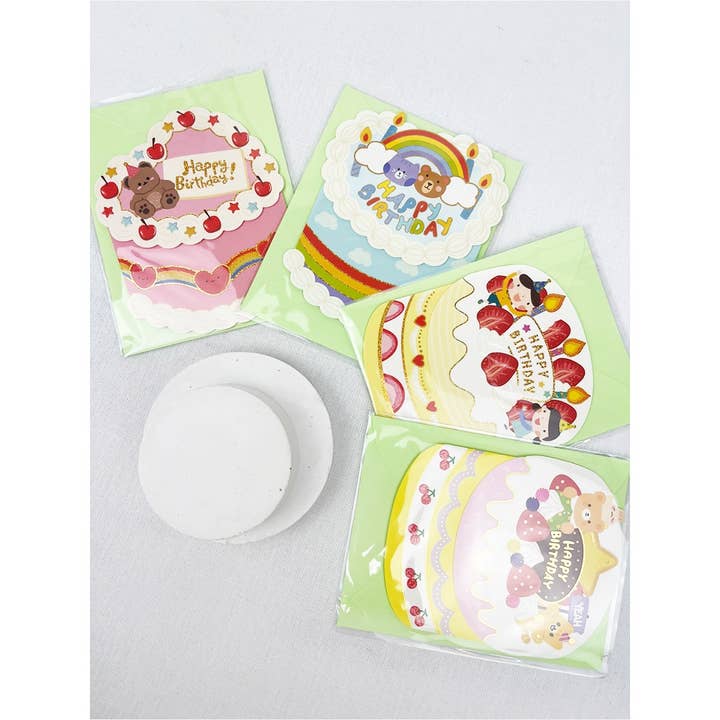 MIX COLOR Pop Up Happy Birthday Cards with Envelop for wholesale on Faire4