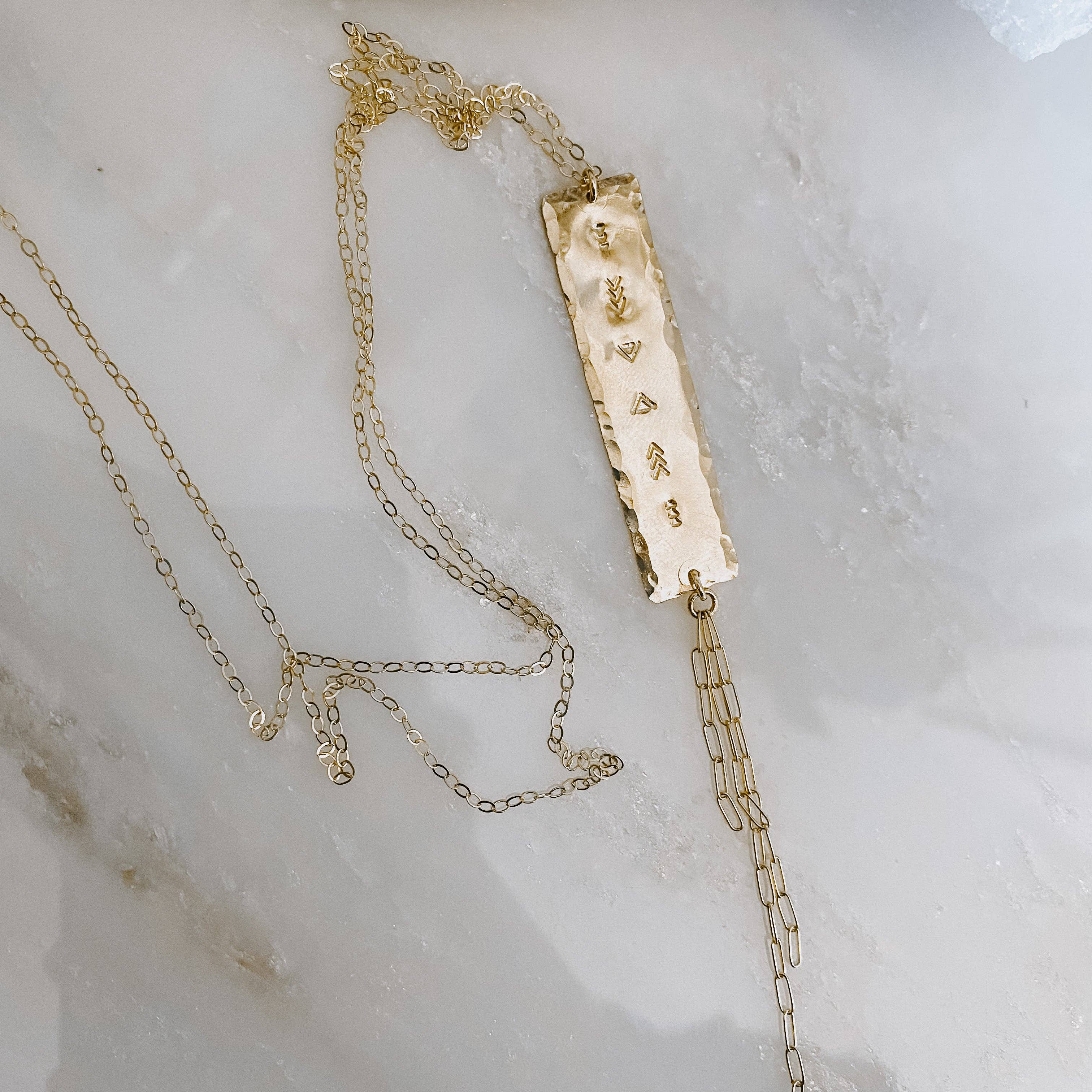 Derive Jewelry – Engroshandel Halskæde med vedhæng – Drifter Fringe halskæde2