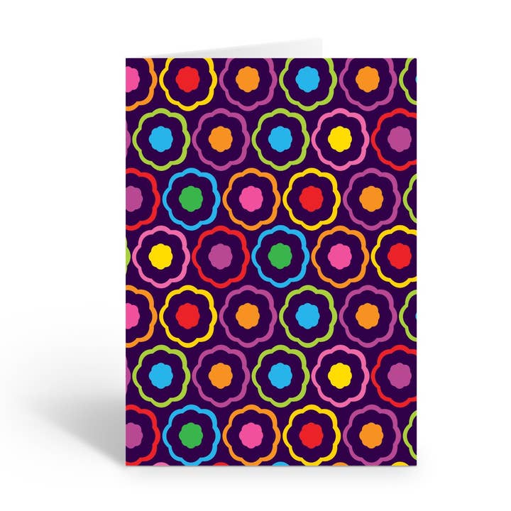 Bright Colorful Pattern Blank Note Cards with Envelopes for wholesale by Stonehouse Collection
