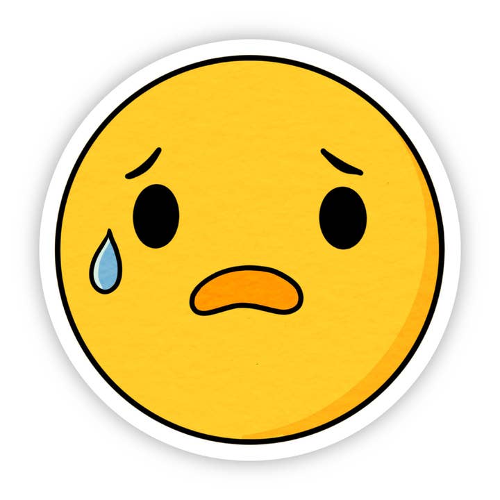 Worried - Moodi Sticker for wholesale by Big Moods