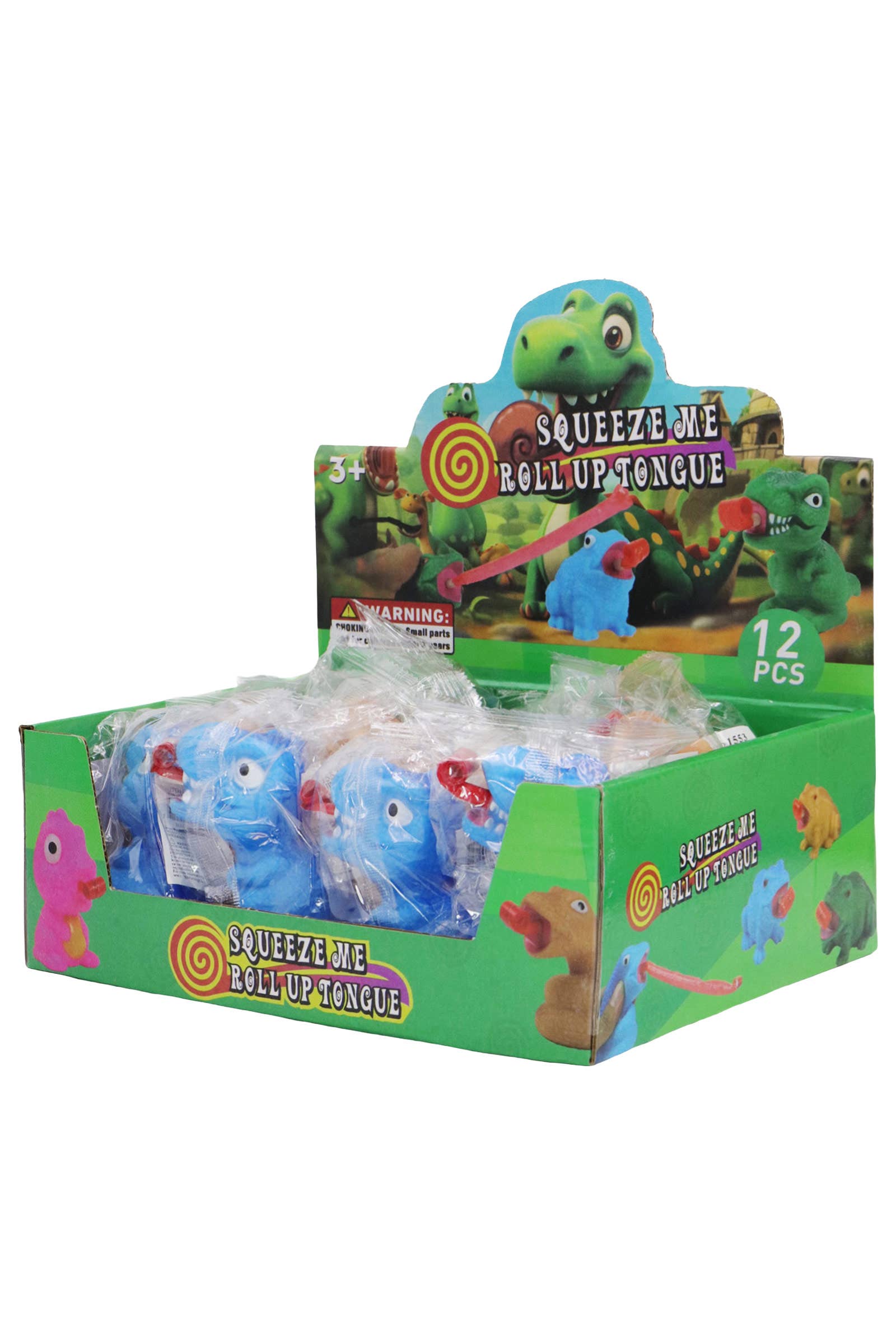 SORTIERT Zunge-raus T-Rex Dinosaurier Quietschspielzeug für den Großhandel auf Faire2