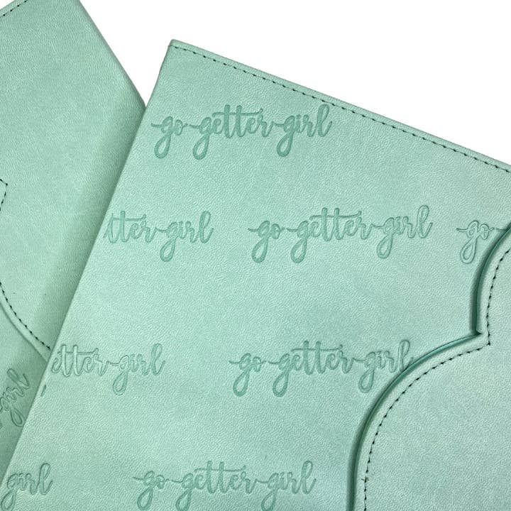 Go Getter Girl Company - Wholesale Journal/Diary - Large Premium Bullet Journal - Scalloped- Mint Pistachio