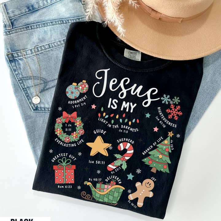 Felpa di Natale cristiana, Maglietta di Natale di Gesù per la vendita all'ingrosso da parte di Glaime