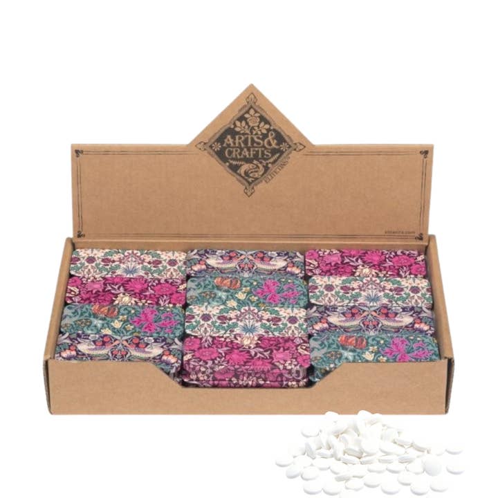 Arts & Crafts - Mini Slider Tins 4 Asst Mini Mints for wholesale by Tin Treats