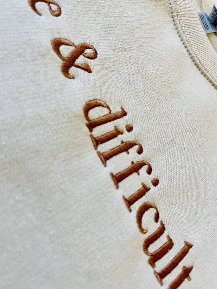 Wills Creek Designs - Wholesale Sweatshirt - Women's - Expensive & Difficult Wholesale Embroidered Sweatshirt2