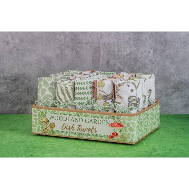 Duke Imports - Wholesale Tea Towel - "Woodland Garden" Assorted Display of Designer Towels1
