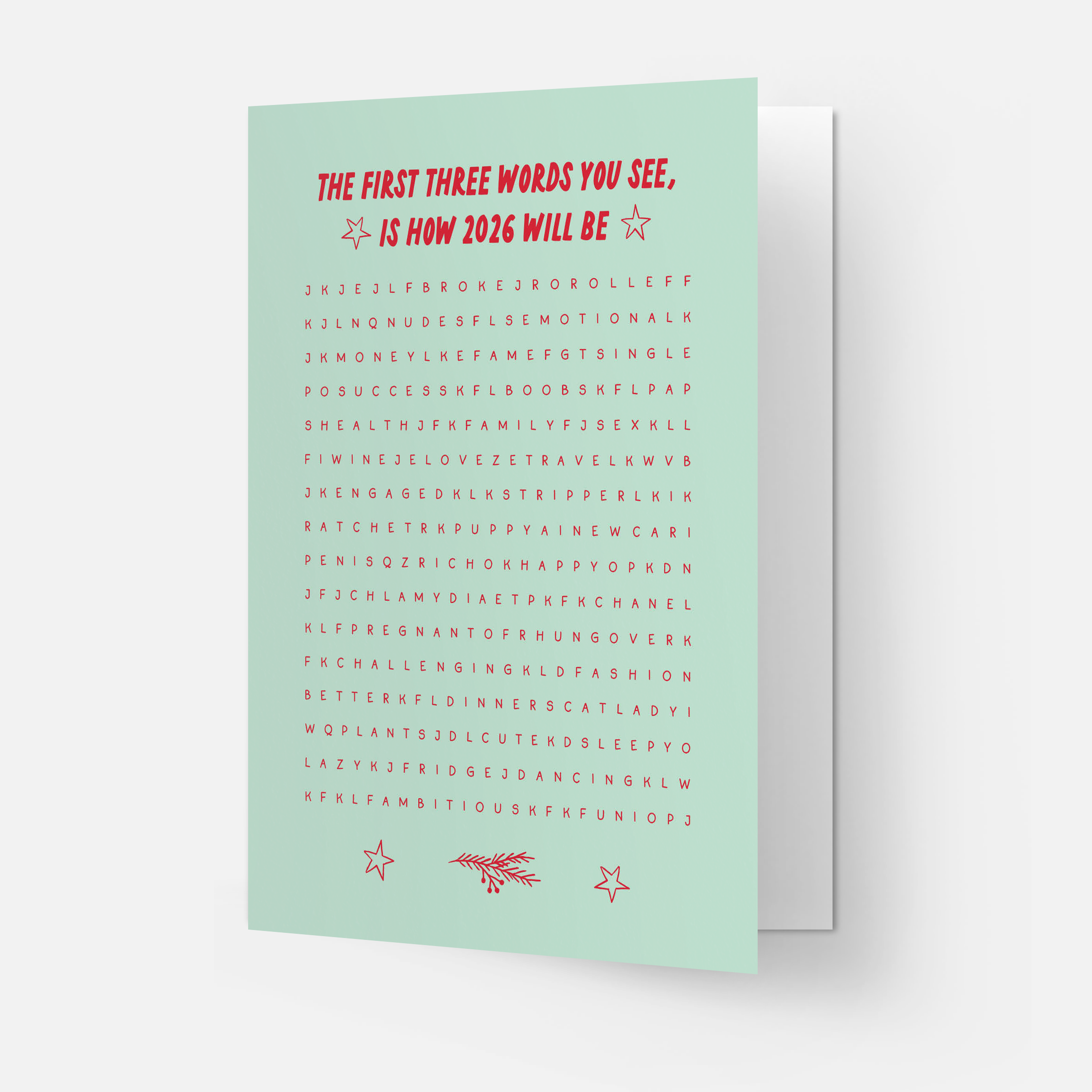 Kaart Blanche - Vendita all'ingrosso Biglietti di auguri generici - Primi tre parole biglietto d'auguri 20261