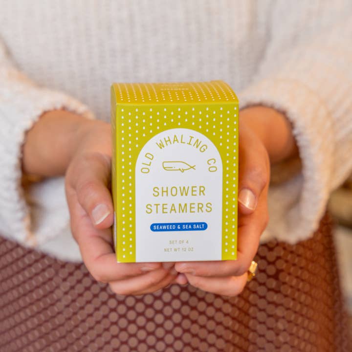 Old Whaling Company - Vente Bombe de douche/galet bien-être pour la douche - Défroisseurs de douche aux algues et au sel marin3