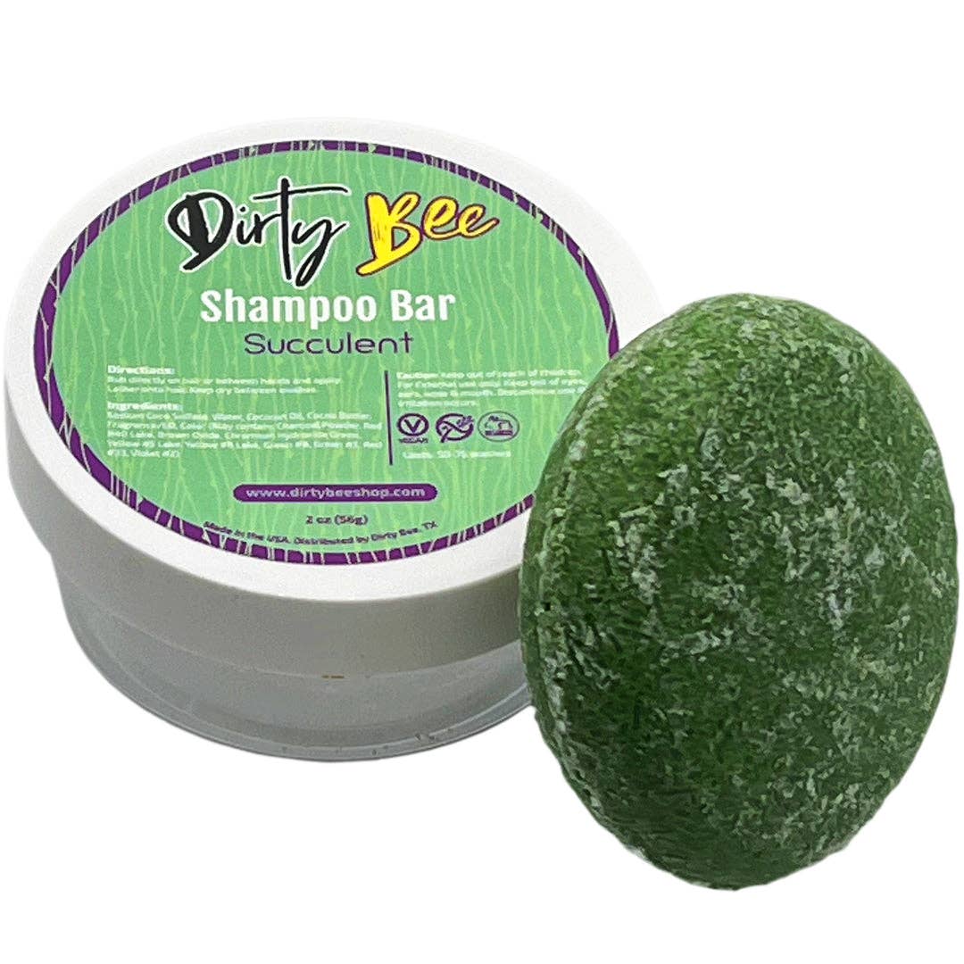 Dirty Bee - Wholesale Shampoo Puck/Solid Shampoo - Succulent Shampoo Bar5