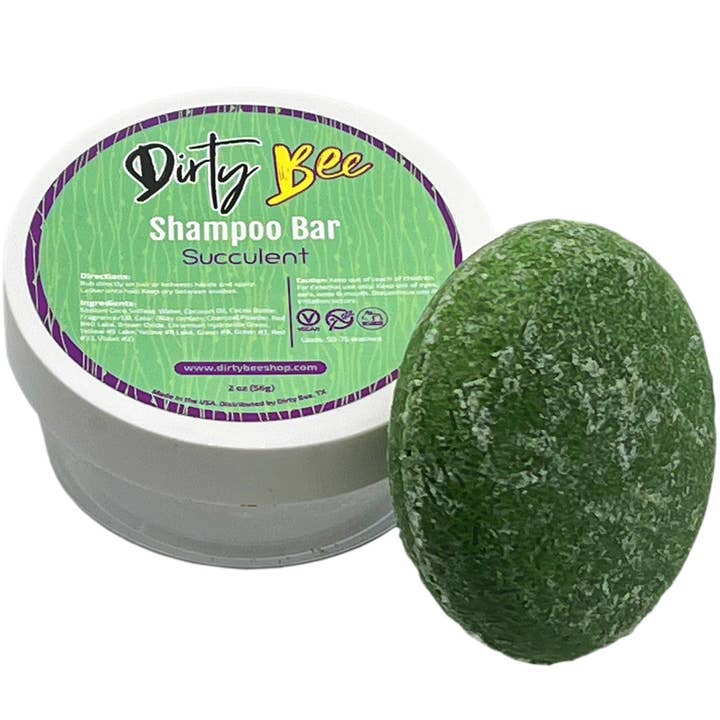 Dirty Bee – wholesale Shampoo puck/solid shampoo – Succulent Shampoo Bar5