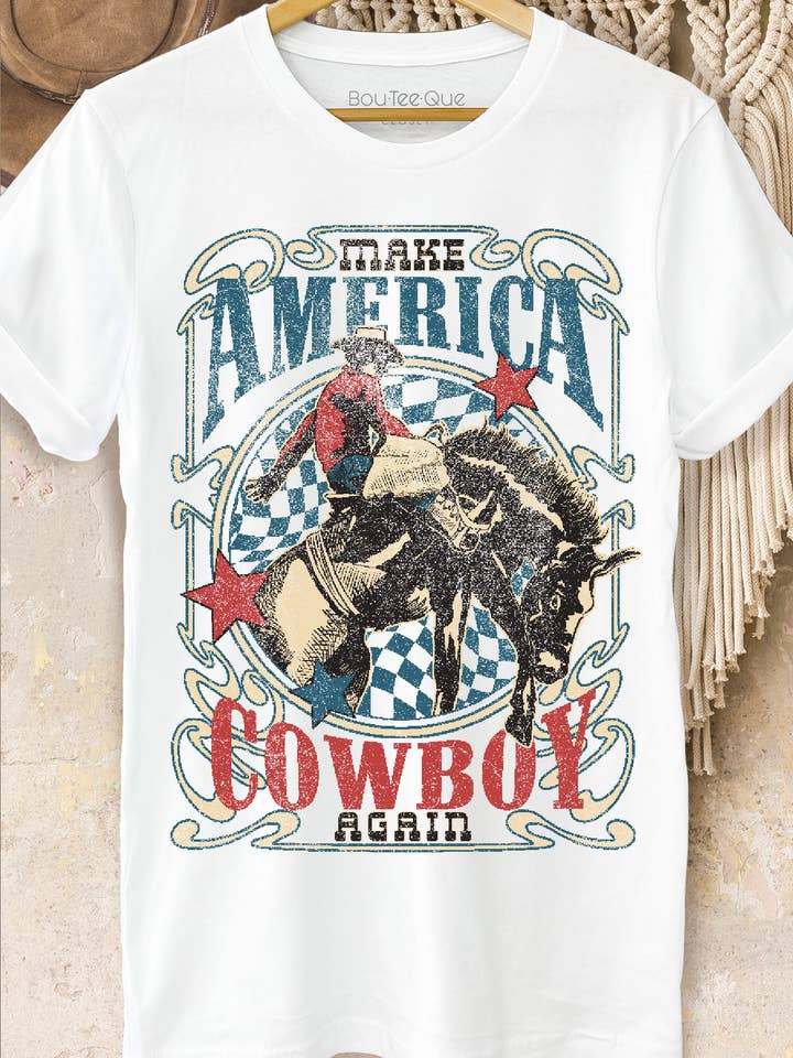 BT1224 T Gør Amerika Cowboy igen for engroshandel hos BouTeeQue Closet