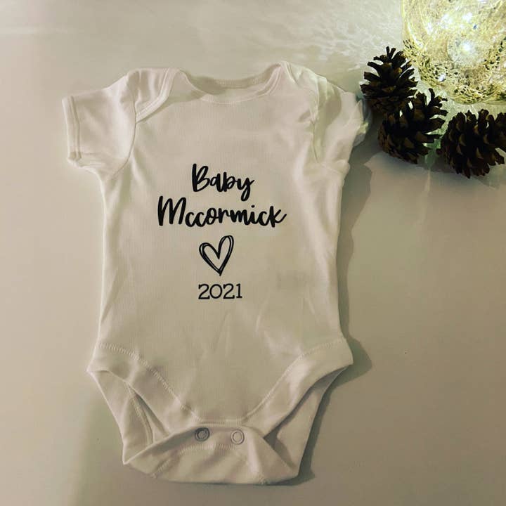 Heavenly Handmade – wholesale Bodysuit (non-footed) – Baby – Personalised Baby Grows