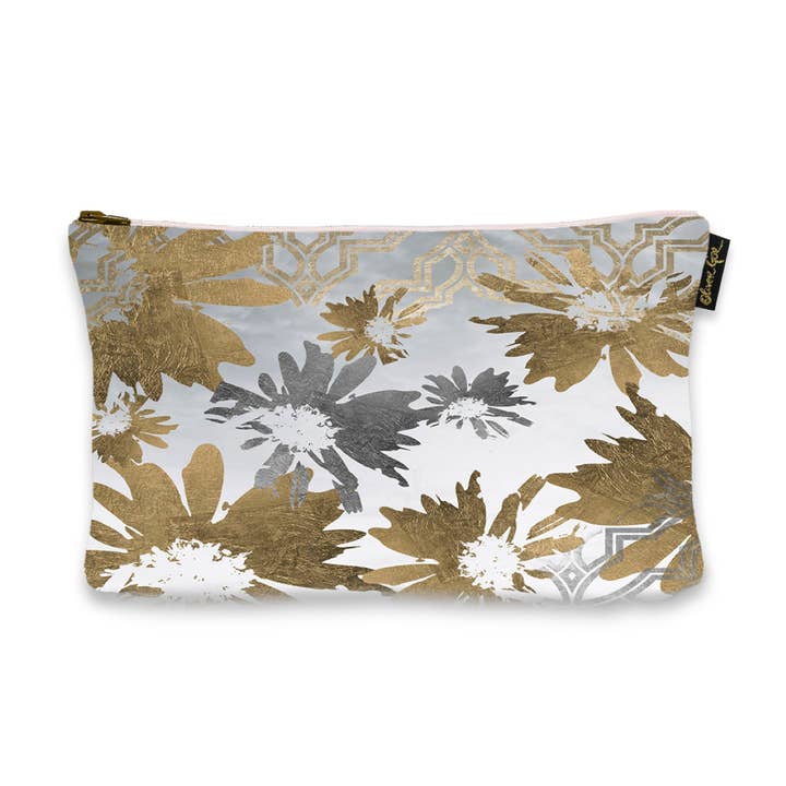 Oliver Gal Golden Garden Art Pouch (Size 13x9) for wholesale by The Oliver Gal Artist