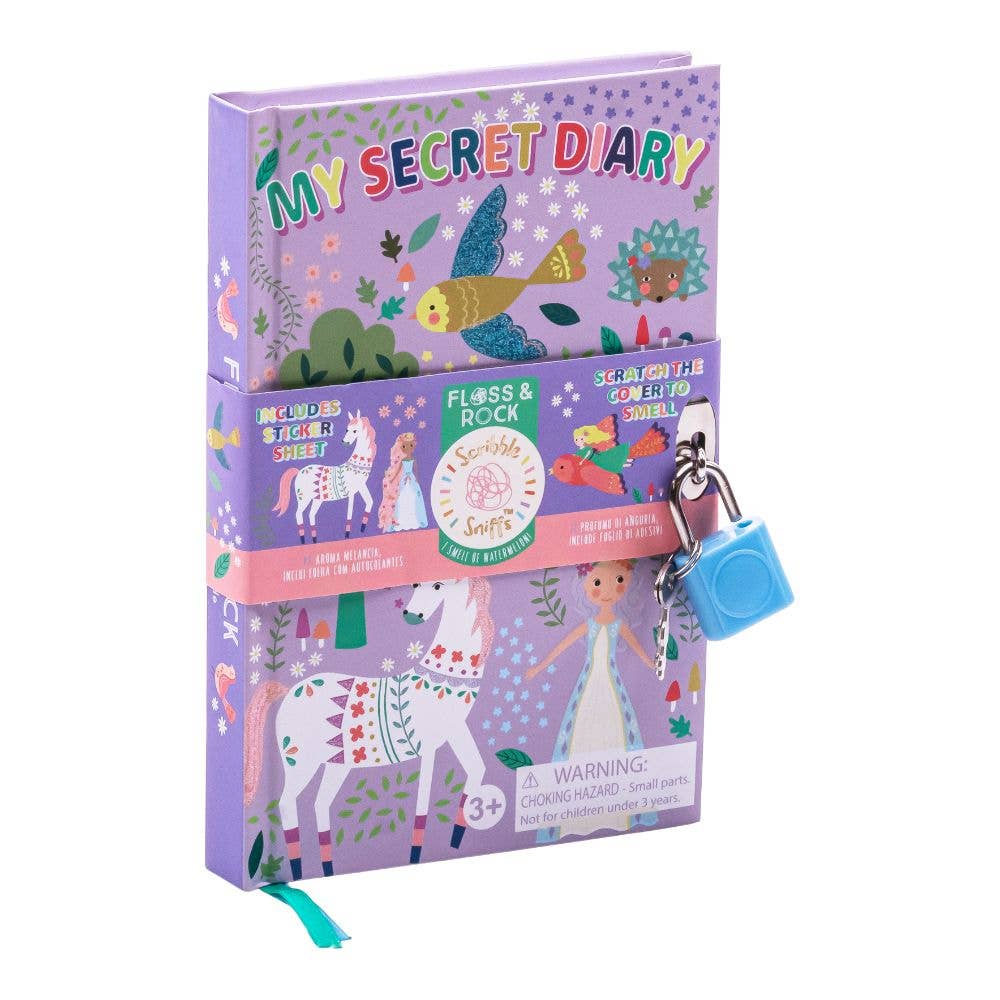 Bobangles - Wholesale Journal/diary – Child - Floss & Rock My Secret Scented Diary - Fairy Tale0