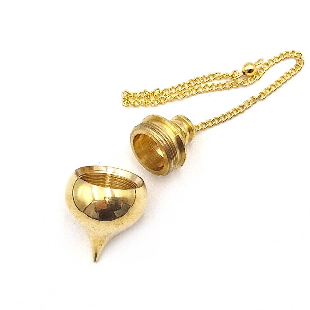 Shamans Crystal - Wholesale Meditation Supplies - Brass Pendulums, Brass Dowsing Pendulums with Gift Pouch33