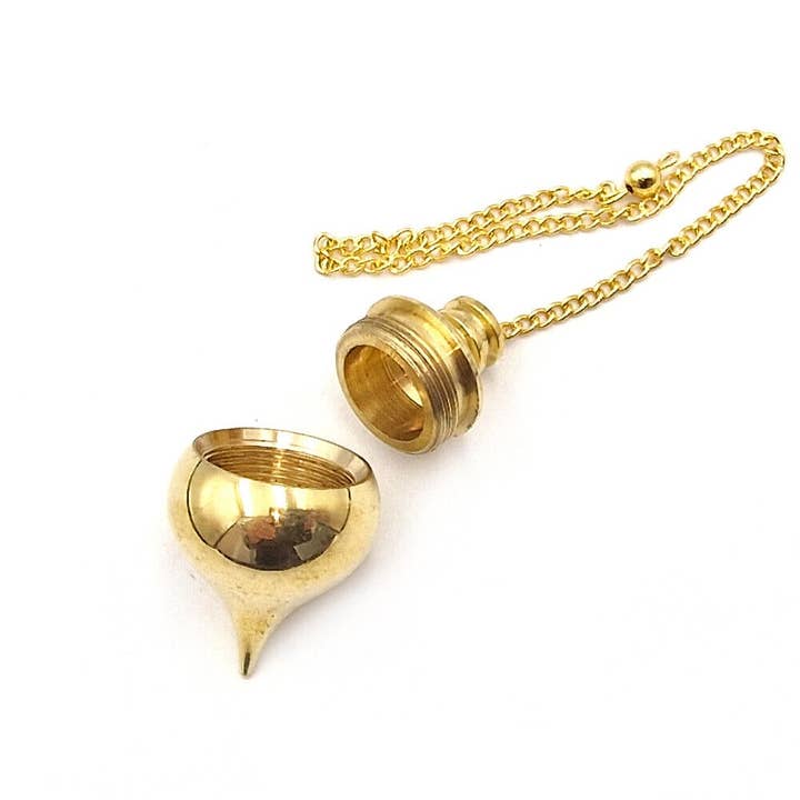 Shamans Crystal - Wholesale Meditation Supplies - Brass Pendulums, Brass Dowsing Pendulums with Gift Pouch33