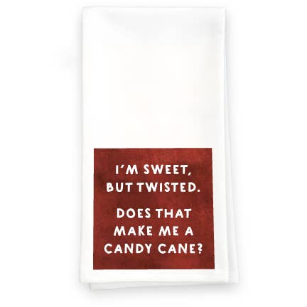 Sweet but Twisted - Towel (Christmas) for wholesale by Paisley & Parsley